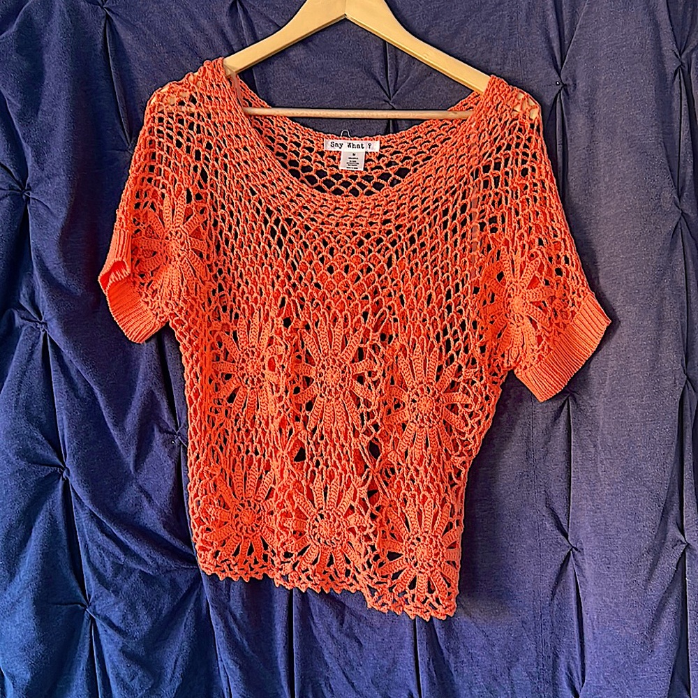 Stylish Neon Orange Tank Top Cover